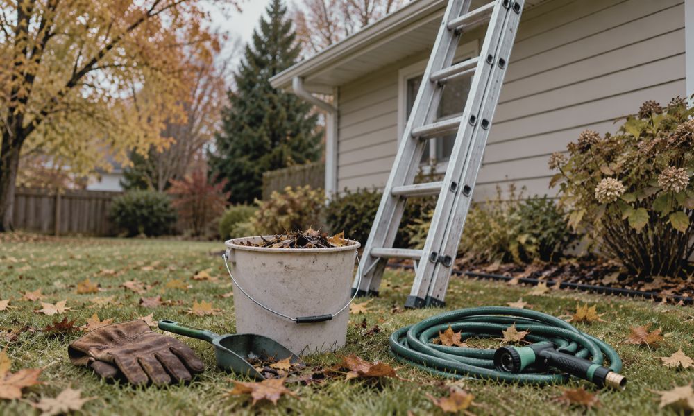 Equipment fot gutter cleaning
